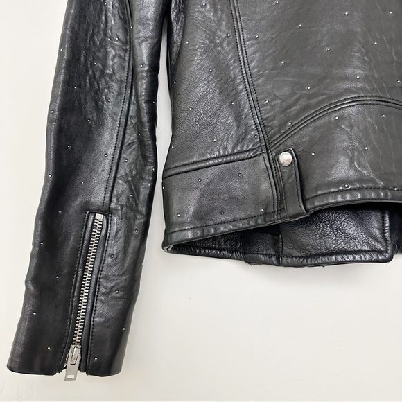 IRO Vamy Studded Leather Biker Jacket - Picture 9 of 15